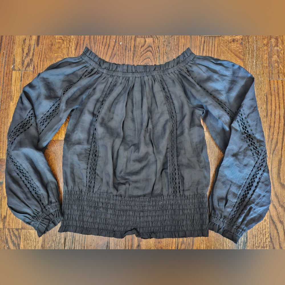 **SOLD** Frame Denim Rami Long Sleeve Top Size  XS
